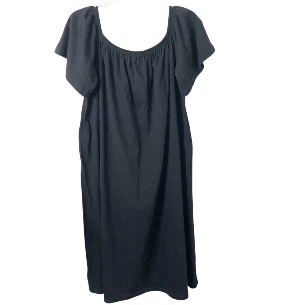Asos NWT Women's Black Off-Shoulder Short Sleeve Maternity Dress Size 12